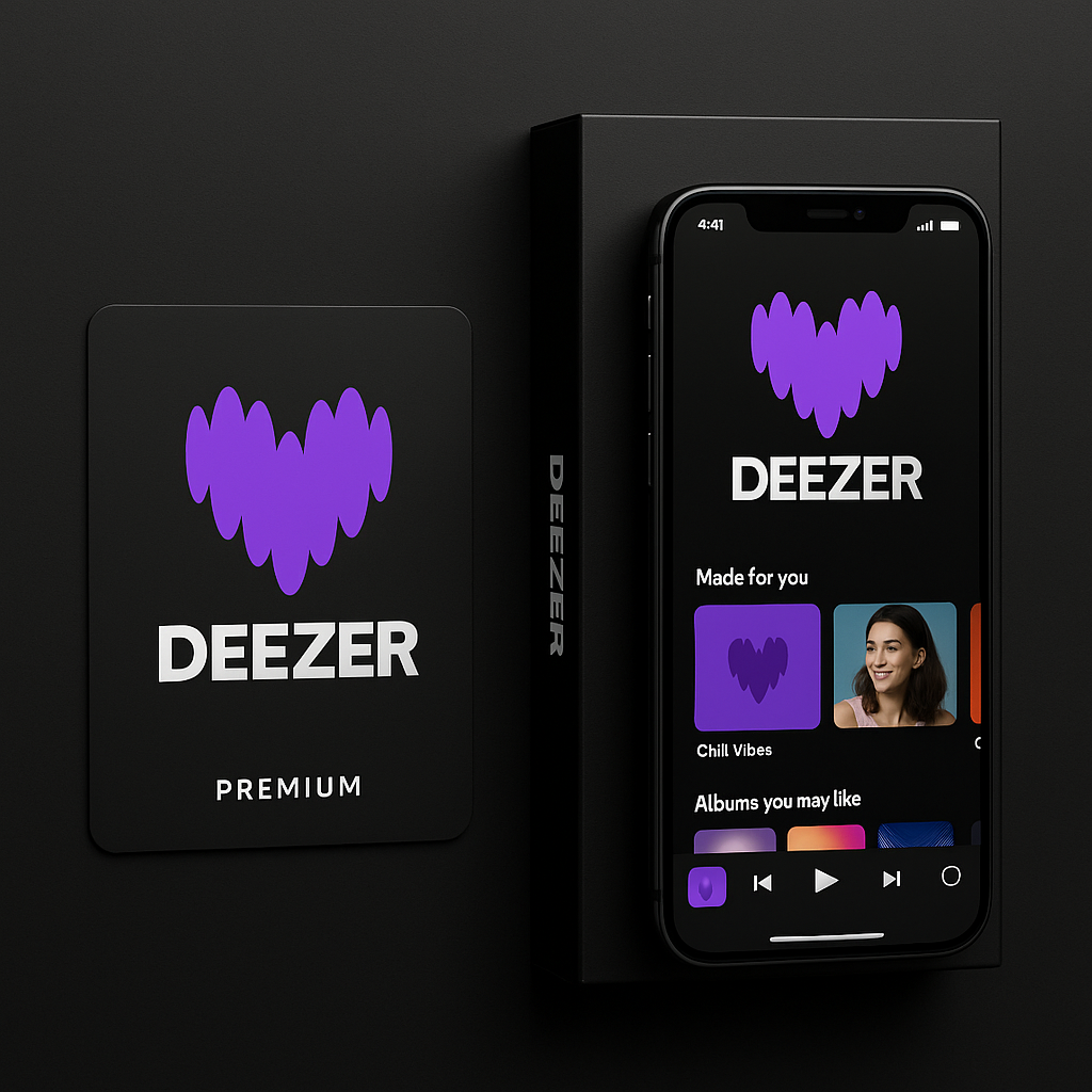 Deezer Premium - Subskrypcja 1 miesiąc